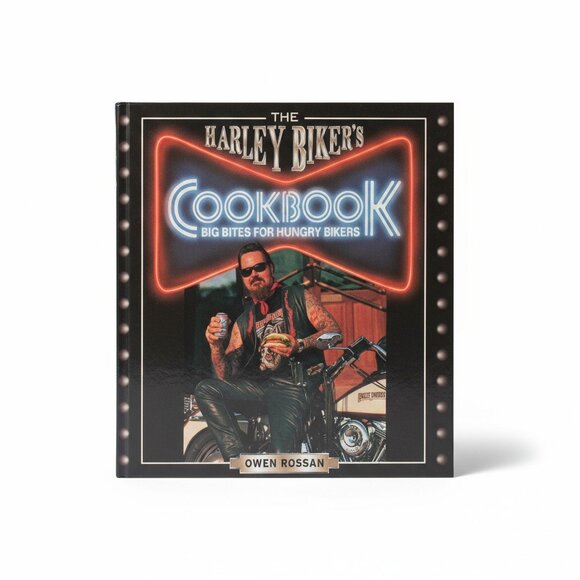 The Harley Biker's Cookbook Big Bites for Hungry Bikers Gift Idea Motorcycle BBQ - Picture 2 of 8